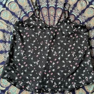 New black floral top
